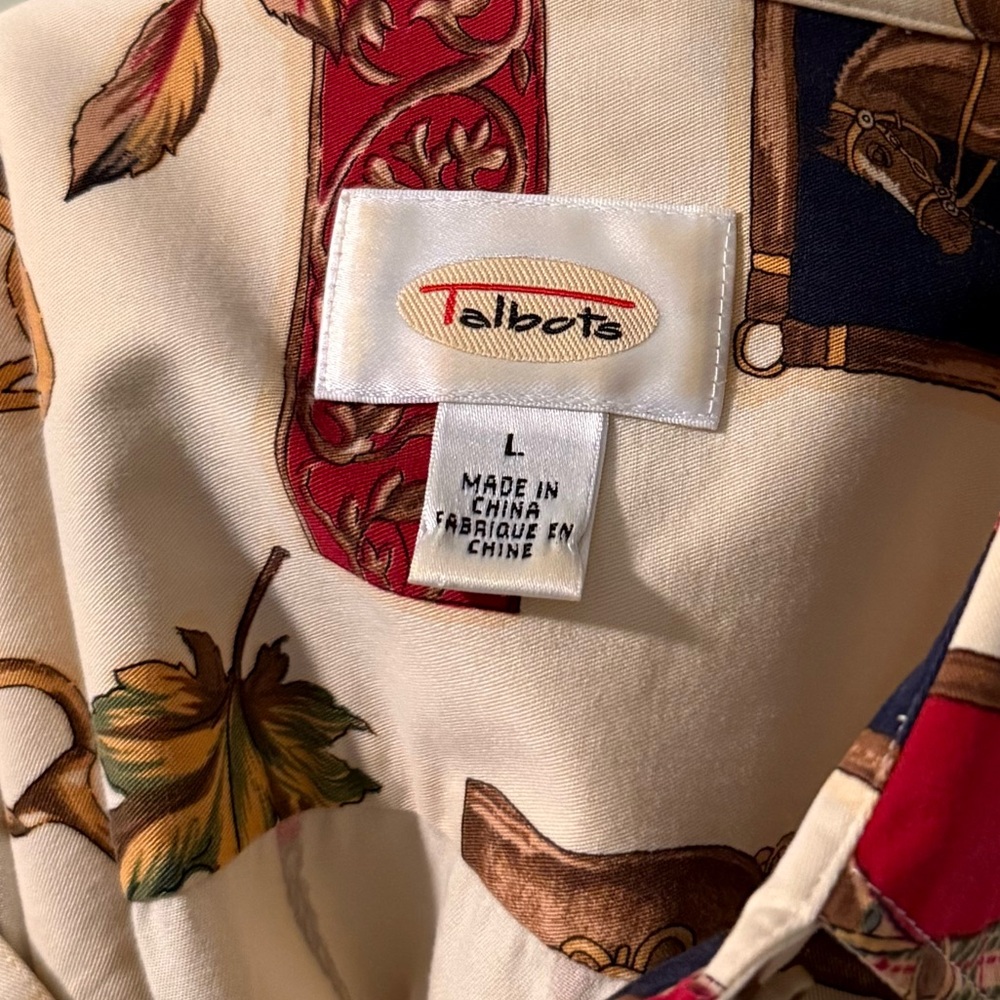 Talbots Equestrian Button up - Picture 7 of 8